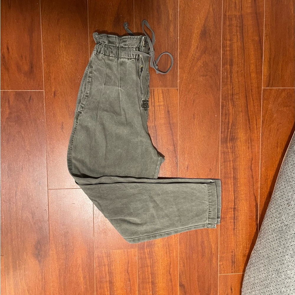 Free People Margate Pleated Trouser - Sugar Kelp (XS) - Picture 2 of 2